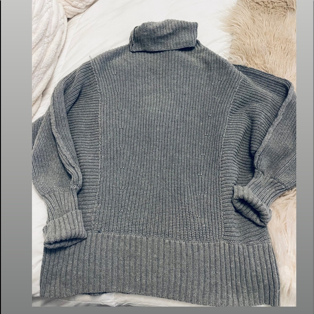 Free People medium dark gray sweater